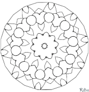 mandala Printable Coloring Nplooj Ntawv